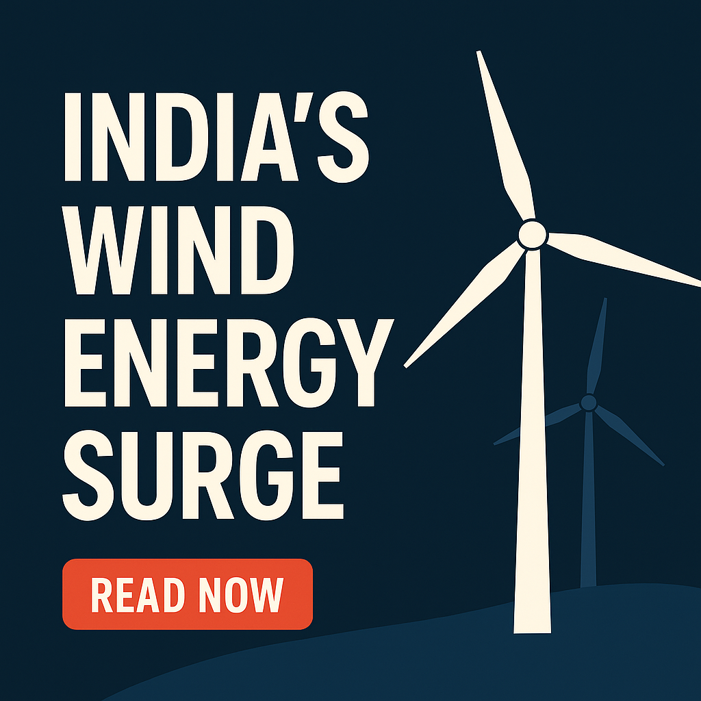 India’s Wind Energy Surge: A Strategic Shift Towards Green Manufacturing
